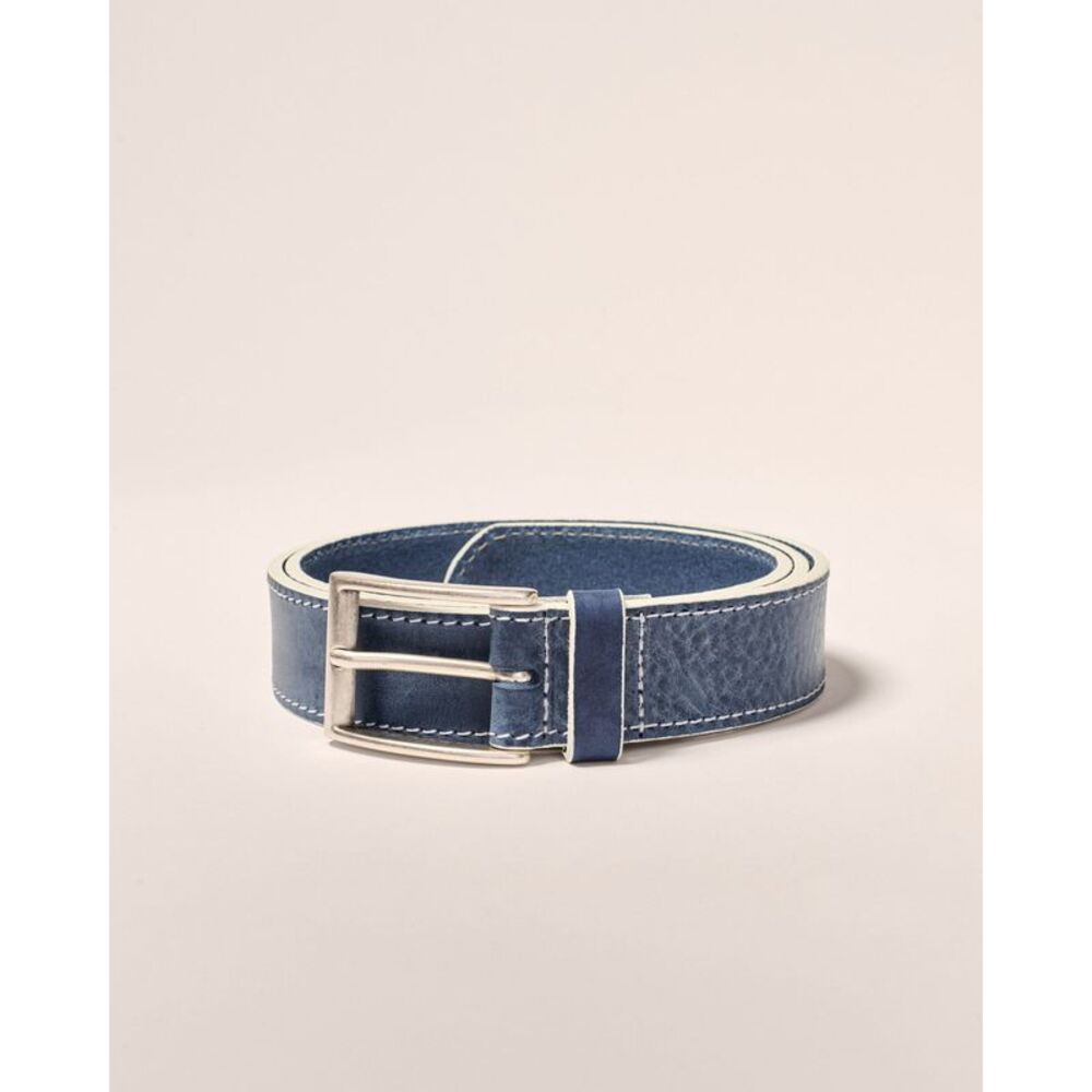 Painted Edge Leather Belt, Size: 34
